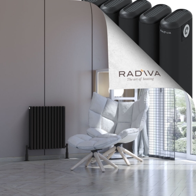 Radiva - Kotto Alüminyum Radyatör 600x536 Siyah - 500