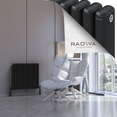 Radiva - Kotto Alüminyum Radyatör 600x671 Siyah