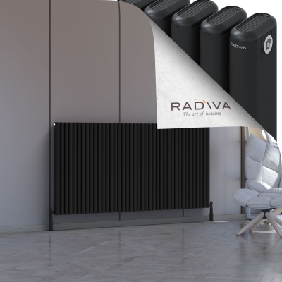 Radiva - Kotto Alüminyum Radyatör 900x1796 Siyah