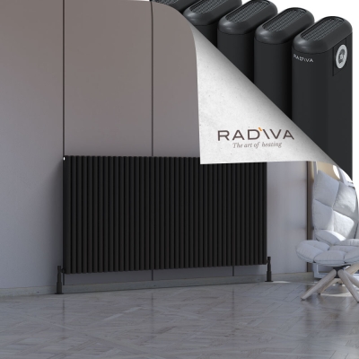 Radiva - Kotto Alüminyum Radyatör 900x1841 Siyah (1)