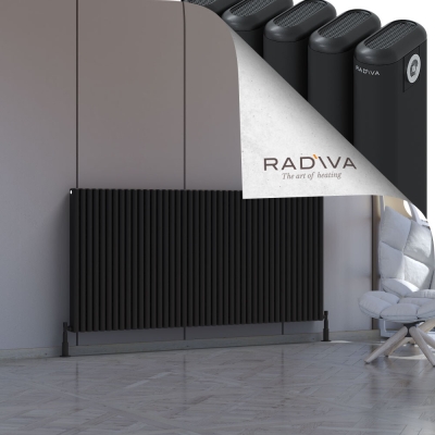 Radiva - Kotto Alüminyum Radyatör 900x1886 Siyah (1)