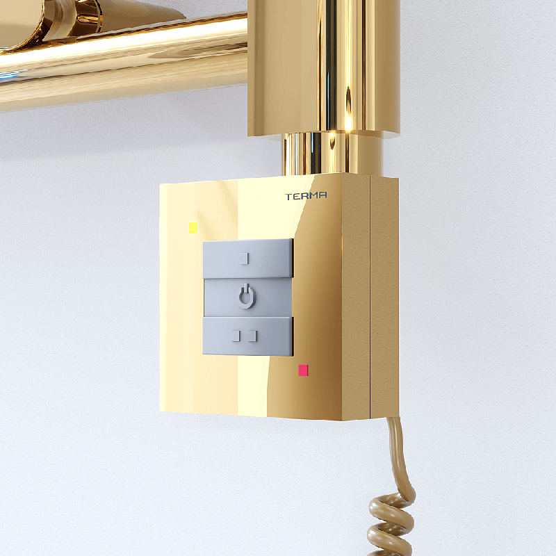 Ktx1 Havlupan Rezistansı Kontrol Paneli Spiral Kablolu Altın - 4TEC1Ktx1KK2-K