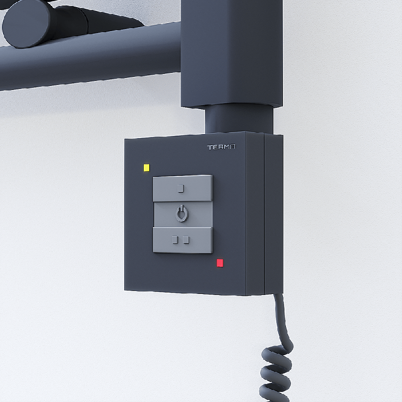 Ktx1 Havlupan Rezistansı Kontrol Paneli Spiral Kablolu Antrasit - 4TEC1Ktx1KB2-K