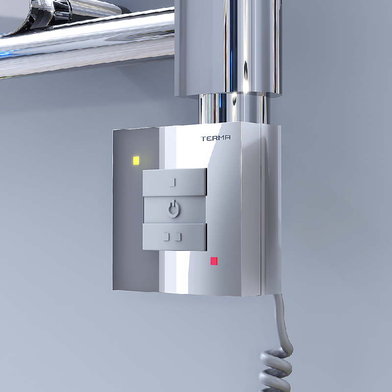 Ktx1 Havlupan Rezistansı Kontrol Paneli Spiral Kablolu Krom - 4TEC1Ktx1KK1-K