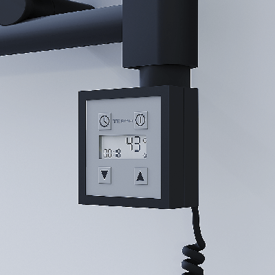 Radiva - Ktx3 Havlupan Rezistansı Kontrol Paneli Spiral Kablolu Siyah