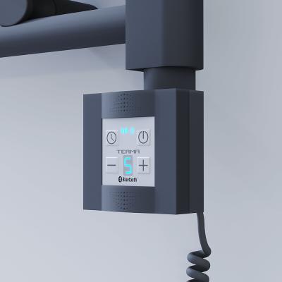Radiva - Ktx4 Havlupan Rezistansı Kontrol Paneli Spiral Kablolu Antrasit