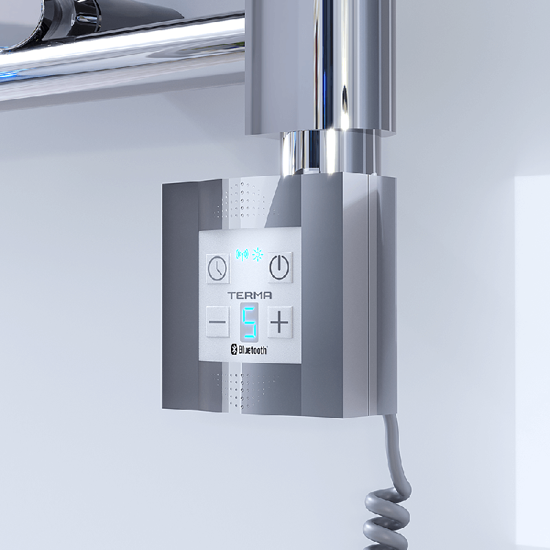 Ktx4 Havlupan Rezistansı Kontrol Paneli Spiral Kablolu Krom - 4TEC1Ktx4KK1-K