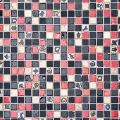 L'antic Colonial Duvar Mozaiği Imperia Red 30 x 30 cm