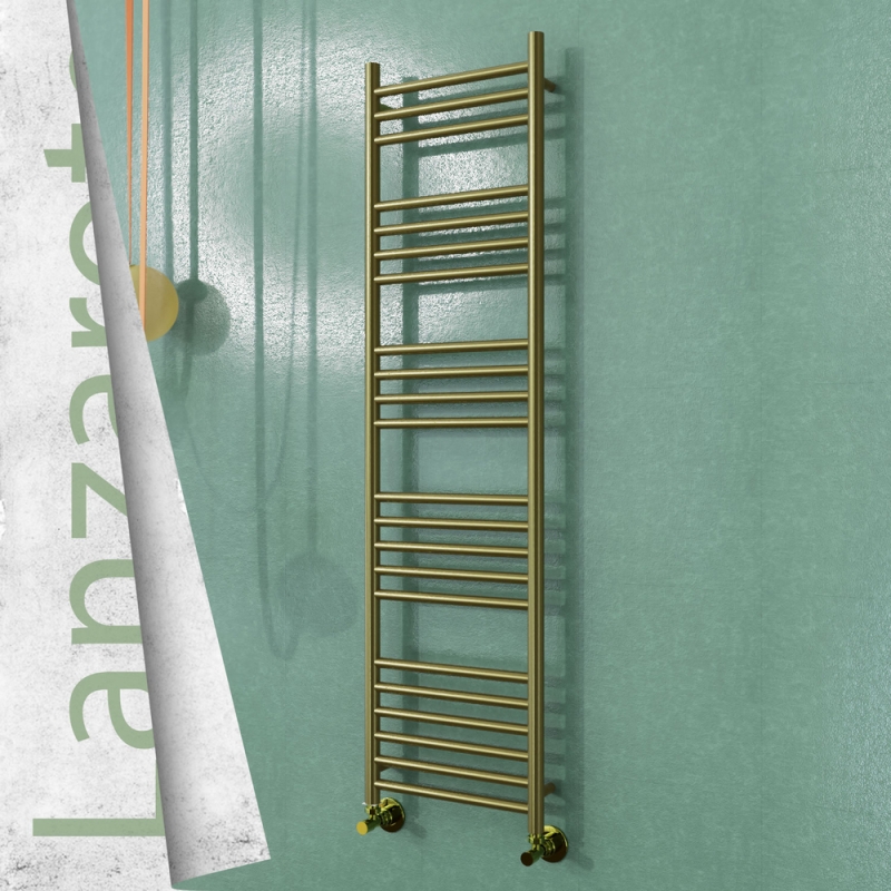 LANZAROTE Paslanmaz Çelik Havlupan 400x1500 Satine Altın - 1LAN04001500K2SS