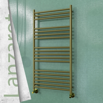 Radiva - LANZAROTE Paslanmaz Çelik Havlupan 600x1200 Satine Altın