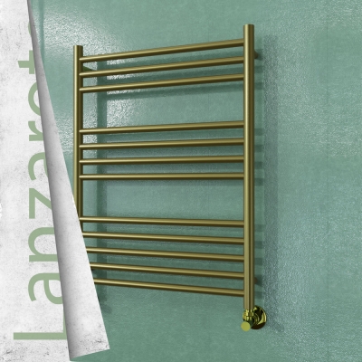 Radiva - LANZAROTE Paslanmaz Çelik Havlupan 600x800 Satine Altın (1)