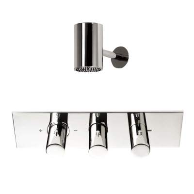 Bonomi - Bonomi Light Tepe Duşlu Duş Sistemi Termostatik