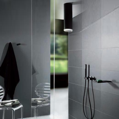 Bonomi Light IŞIKLI Tepe Duşlu Duş Sistemi Siyah - Thumbnail 10BON112650SH