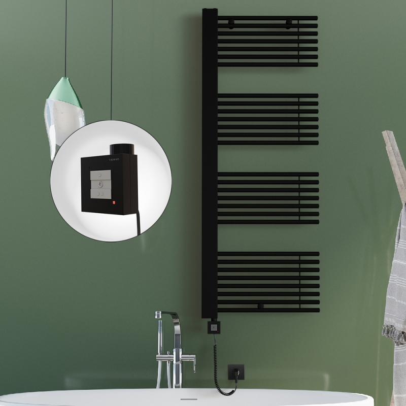 MALE Elektrikli Havlupan 600x1600 Siyah (KTX1 Termostat) 1000W - 1MAL06001600B3MEB100