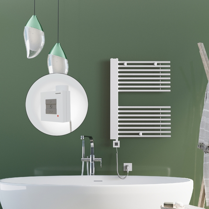 MALE Elektrikli Havlupan 600x800 Beyaz (KTX1 Termostat) 600W - 1MAL06000800B1PEB060