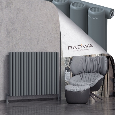 Radiva - Mati Alüminyum Radyatör 1000x1402 Antrasit