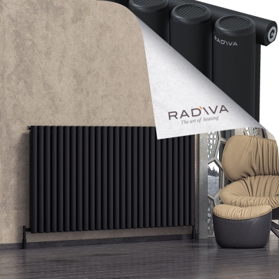 Radiva - Mati Alüminyum Radyatör 1000x1994 Siyah (1)