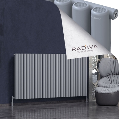 Radiva - Mati Alüminyum Radyatör 1000x2068 Gri (1)