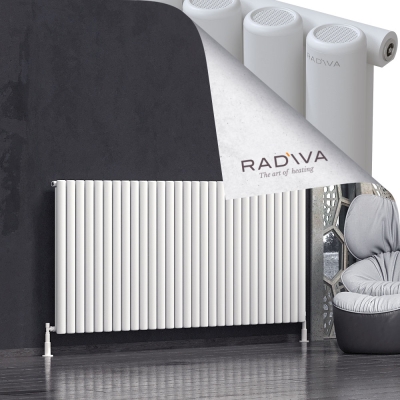 Radiva - Mati Alüminyum Radyatör 1000x2142 Beyaz - 500
