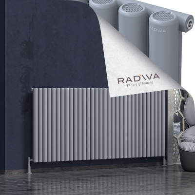 Radiva - Mati Alüminyum Radyatör 1000x2364 Gri