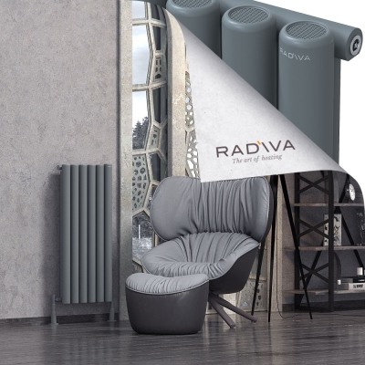 Radiva - Mati Alüminyum Radyatör 1000x440 Antrasit