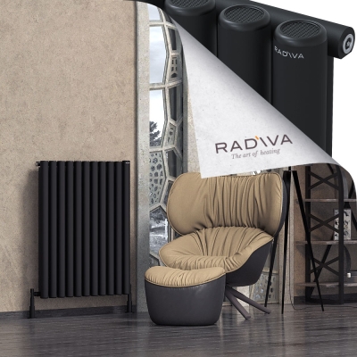 Radiva - Mati Alüminyum Radyatör 1000x810 Siyah (1)