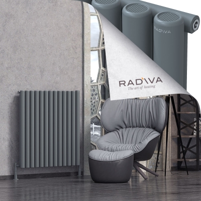 Radiva - Mati Alüminyum Radyatör 1000x958 Antrasit (1)