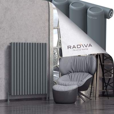 Radiva - Mati Alüminyum Radyatör 1200x1032 Antrasit (1)