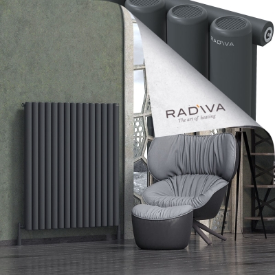 Radiva - Mati Alüminyum Radyatör 1200x1106 Koyu Antrasit (1)