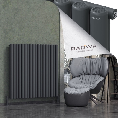 Radiva - Mati Alüminyum Radyatör 1200x1328 Koyu Antrasit