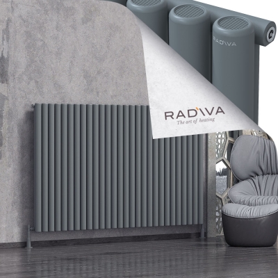 Radiva - Mati Alüminyum Radyatör 1200x2068 Antrasit (1)