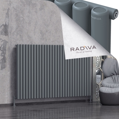 Radiva - Mati Alüminyum Radyatör 1200x2142 Antrasit (1)