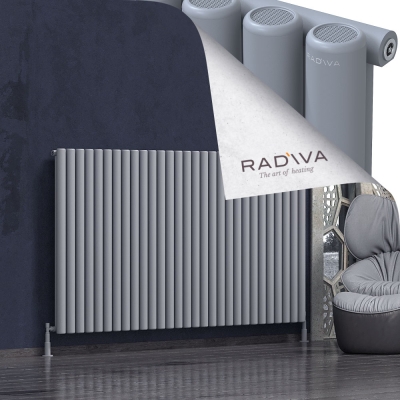 Radiva - Mati Alüminyum Radyatör 1200x2142 Gri