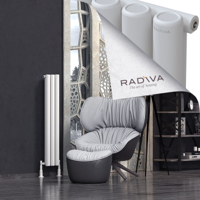 Radiva - Mati Alüminyum Radyatör 1200x218 Beyaz