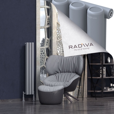 Radiva - Mati Alüminyum Radyatör 1200x218 Gri (1)