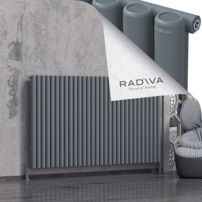 Radiva - Mati Alüminyum Radyatör 1200x2216 Antrasit