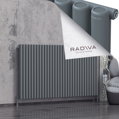 Radiva - Mati Alüminyum Radyatör 1200x2290 Antrasit - 500
