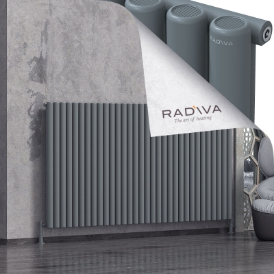 Radiva - Mati Alüminyum Radyatör 1200x2364 Antrasit (1)