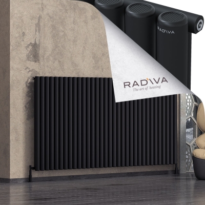 Radiva - Mati Alüminyum Radyatör 1200x2438 Siyah (1)