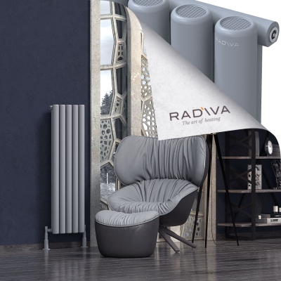 Radiva - Mati Alüminyum Radyatör 1200x366 Gri (1)