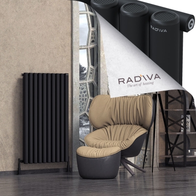Radiva - Mati Alüminyum Radyatör 1200x736 Siyah (1)