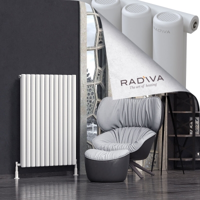 Radiva - Mati Alüminyum Radyatör 1200x884 Beyaz