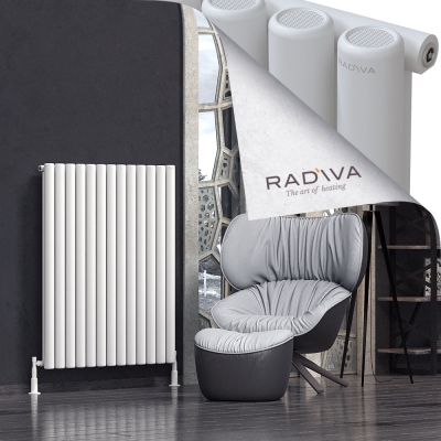 Radiva - Mati Alüminyum Radyatör 1200x958 Beyaz (1)