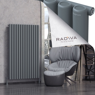 Radiva - Mati Alüminyum Radyatör 1500x1032 Antrasit