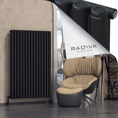 Radiva - Mati Alüminyum Radyatör 1500x1106 Siyah (1)