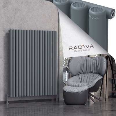Radiva - Mati Alüminyum Radyatör 1500x1328 Antrasit (1)