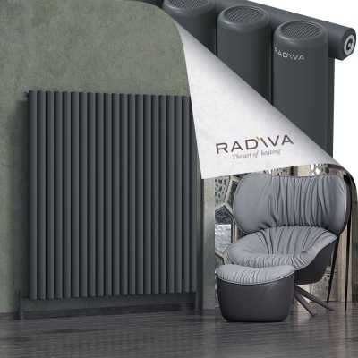 Radiva - Mati Alüminyum Radyatör 1500x1550 Koyu Antrasit (1)