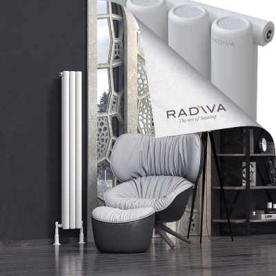 Radiva - Mati Alüminyum Radyatör 1500x218 Beyaz (1)