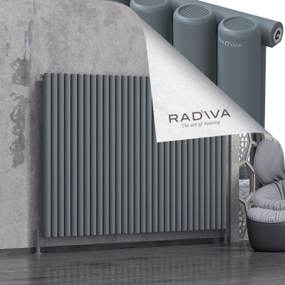 Radiva - Mati Alüminyum Radyatör 1500x2216 Antrasit (1)