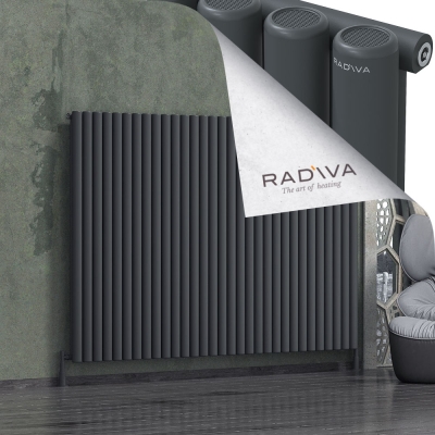 Radiva - Mati Alüminyum Radyatör 1500x2290 Koyu Antrasit